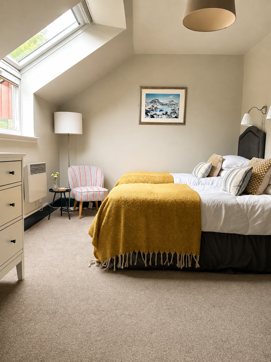 Twin Room with Hillside View