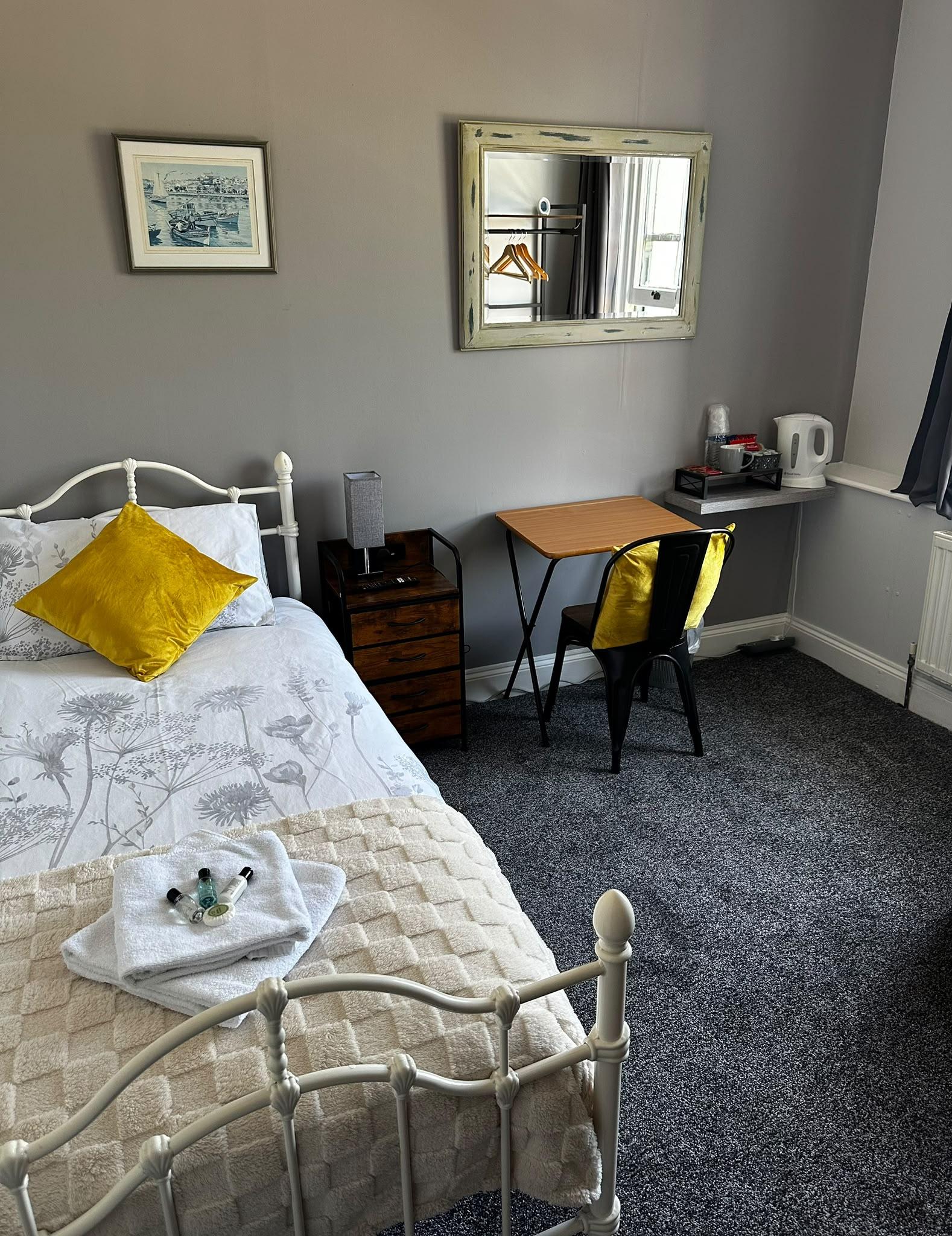 Single Room En-suite with shower (Inc. Light Breakfast)